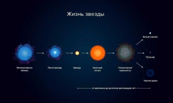 Главные фазы эволюции Солнца