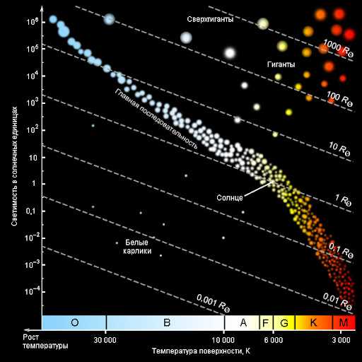 Гиганты, сверхгиганты и карлики — самые грандиозные звезды Вселенной, которые ошеломляют своими размерами