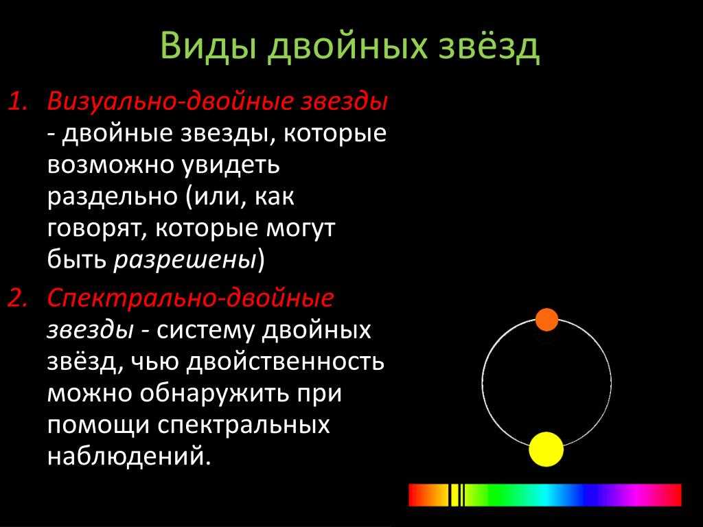 Физические особенности двойных звезд