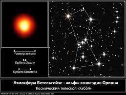 Орион и его сверхгигант Бетельгейзе